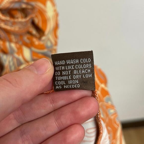 J. McLaughlin Paisley Print Catalina Cloth Belted Shirt Dress Colorful - Large - Picture 10 of 11